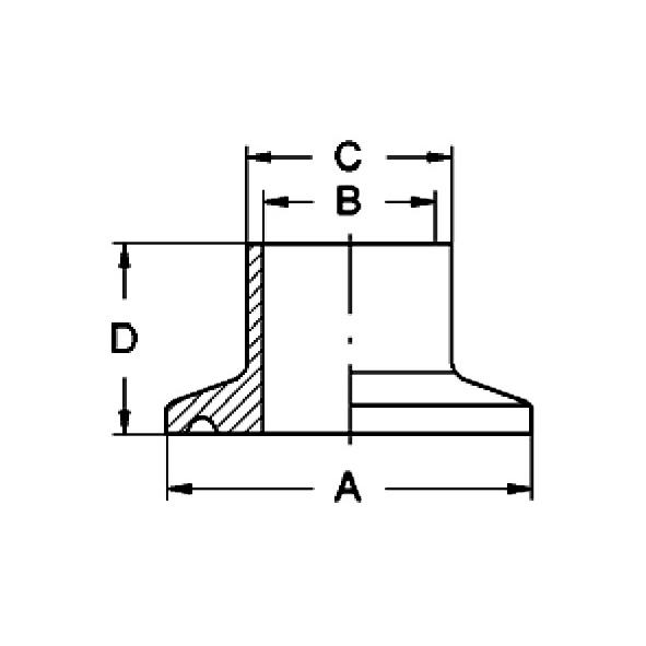 Klemmstutzen DIN, kurz