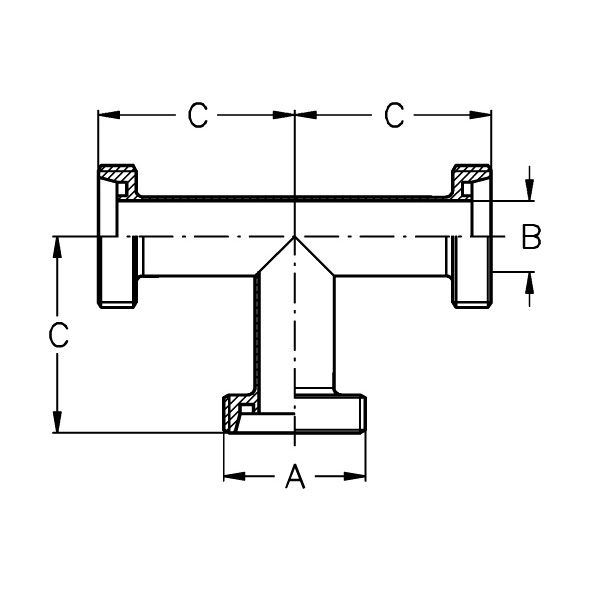 T-Stück GGG