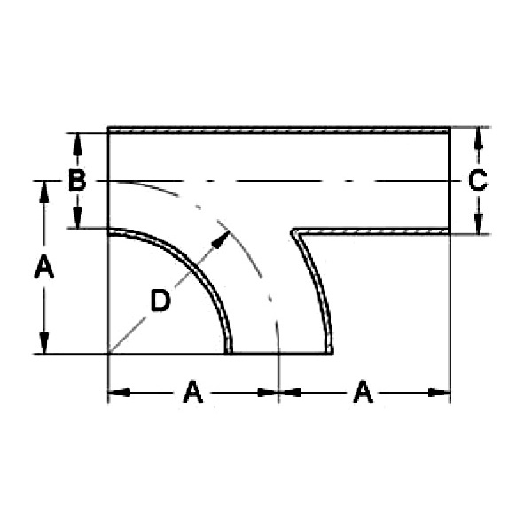 T-Bogen DIN (AISI316L-1.4404)